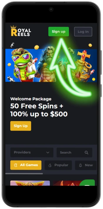 RoyalsReels sign up